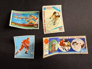 Olympic Stamps - Equatorial Guinea Munich 1972 & Sapporo 1972 (Lot of 4)