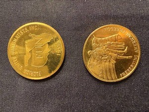 Commemorative Medals - Vintage 1928 & 1955 Pair (Lot of 2)