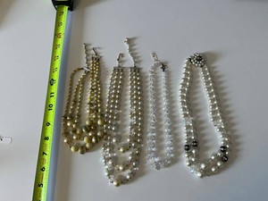 Costume Jewelry - Pearl & Crystal Necklaces