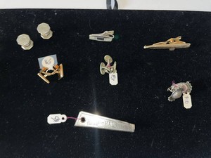 Vintage Tie Clips & Cufflinks - Mixed Lot