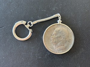 Eisenhower Dollar in Key Ring