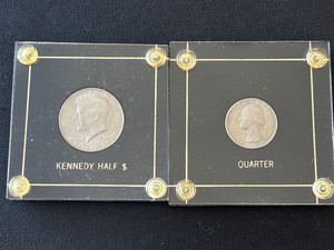 1976-D Half Dollar and Quarter
