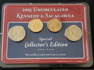 2003 Kennedy and Sacagawea Coin Collection