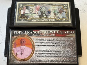 2013 $2 Dollar Pope Francis Note