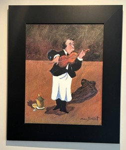 LLR - Signed Framed Painting - Lynn Butler Violinist