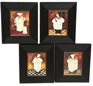 LLR - Chef Wall Art - Shadow Catchers Framed Set (Lot of 4)
