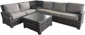 SR - Modular Wicker Patio Conversation Set