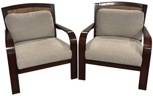 LLR - Two Palecek Tahoe Collection Armchairs
