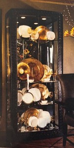 LLFR - Bow Front Display Cabinet Model 39-1510