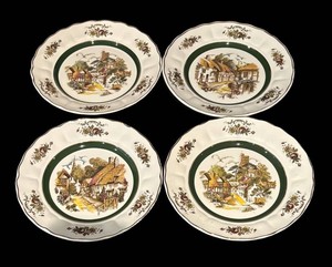 LLR - Four Vintage Wall Plates by Grindley of Stoke Exclusively for Princess House