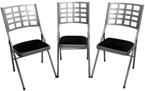 LLFR - Three Samsonite Sterling Nevada Folding Chairs
