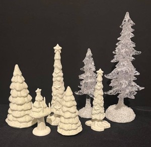 LLR - Decorative Christmas Trees by Department 56 and More