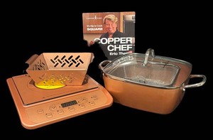 LLR - Copper Chef Pot, Induction Cooktop, Book and More