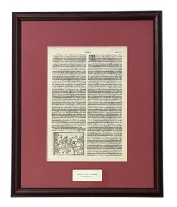 O - Vintage Titus Livius Decades Woodcut Print