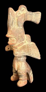 O - Mesoamerican Warrior Figurine