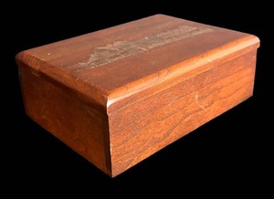 O - Vintage Svoboda Wooden Writing Box