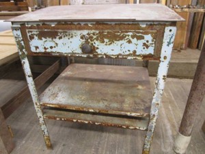 Industrial Receiving Desk, Slant Top