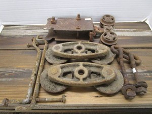 Primitive Hay Trolley Components