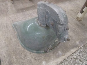 Industrial Enamel Light Fixture