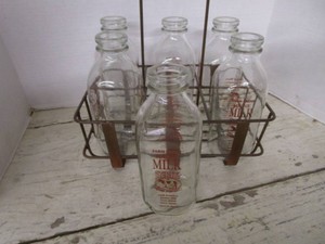 Metal Bottle Carrier, Collector Bottles