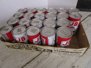 JB Owatonna Beer Cans, Empty