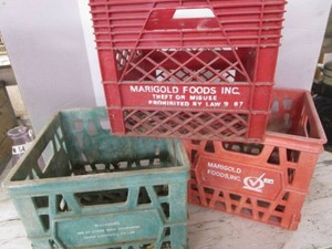 Plastic Milk Crates