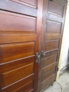 Two Five Panel Door Slabs