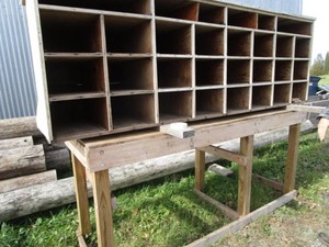 Workbench, Cubby Hutch Top