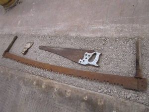 Lumber & Carpenter Saws, Hewing Axe