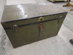 Vintage Steamer Trunk & Contents