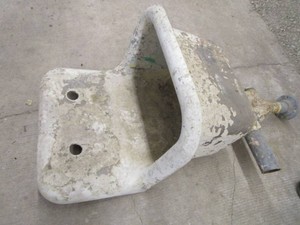 Antique Cast Enamel Sink