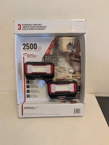 INFINITY X1 RECHARGEABLE WORKLIGHTS 2PK