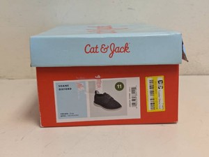 NEW CAT & JACK KIDS SHANE OXFORD SIZE 11 GRAY