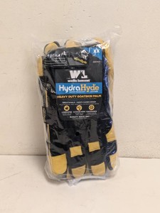 NEW HYDRA HYDE HEAVY DUTY GOATSKIN PALM GLOVES SIZE 2XL