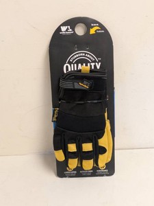 NEW HYDRA HYDE LEATHER WORK GLOVES SIZE LARGE 3PK