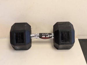 NEW CAP 35LBS. DUMBBELL
