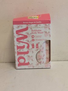 NEW WILD LOVE SHACK FANCY REFILLABLE BODY WASH BROWN SUGAR & VANILLA