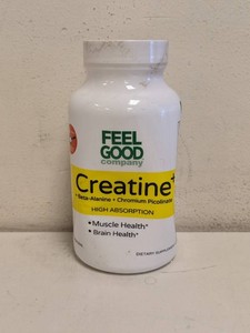 NEW FEEL GOOD CREATINE  DIETARY SUPPLEMENT 120CT