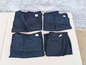 (4)  NEW REDCAP UNISEX PANTS (14W28L) NAVY