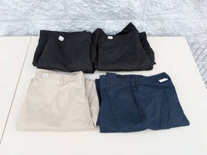(4)  NEW WOMENSUNISEX PANTS (14W) NAVYBLACKCREAM