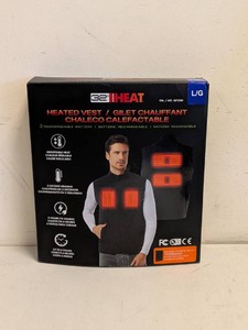 32 DEGREE HEAT RECHARGEABLE HEATED VEST LARGE
