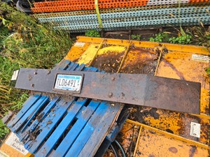 Heavy Metal Plate Bumper - Brackets approx. 34 14 apart