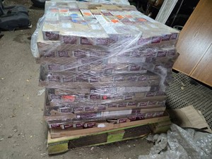 NEW Pallet of Mostly Home Decorators Collection Cellular Shade Blackout Window Blinds - Mostly White Possibly Other Colors - Some may be missing hardware