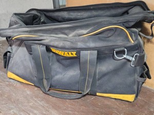 DeWalt Tool Bag with Shoulder Strap and Yellow Trims
