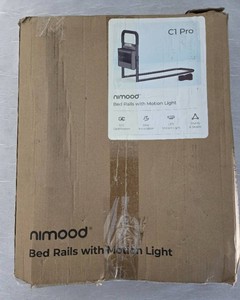 NIMOOD Bed Rails with motion light. Previously owned.