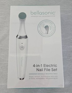 Bellasonic 4 -in - 1 Electric Nail File Set (USB charged).  Sealed in box.