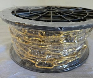 New Roll - Dimpled Deco #50 Brass Chain.&nbsp &nbsp