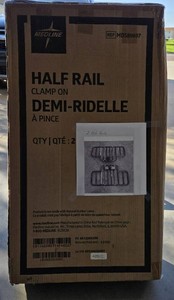 New in Box. 2- Medline Half Rail clamp on bed rails.