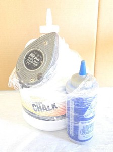 Pre-owned Marking Chalk and Craftsman Chalk line with plumb bob.