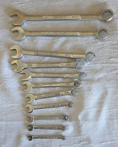Professional Quality Wilmar Combination Wrench Set from 14 to 78.
